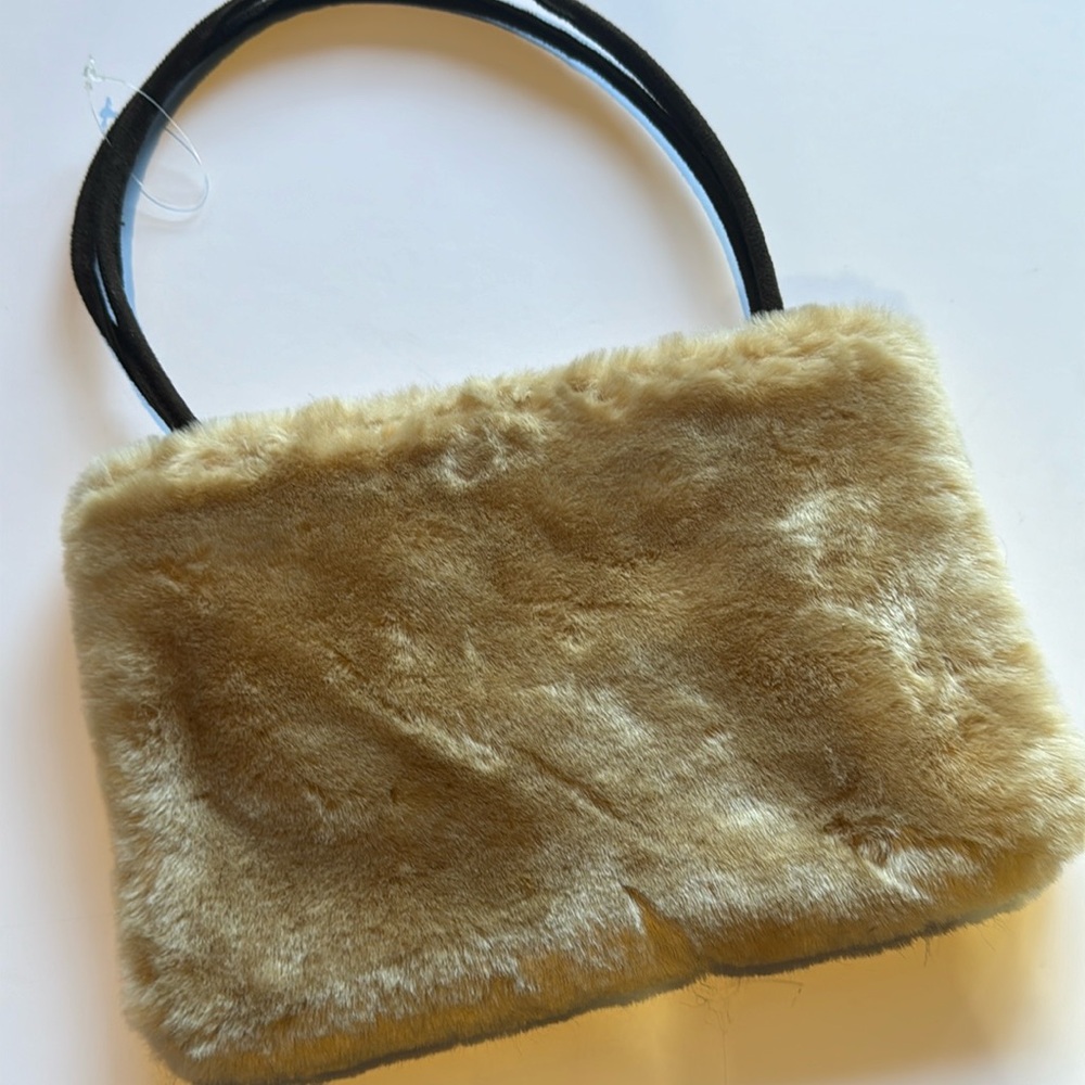 Fur purse Wristlet